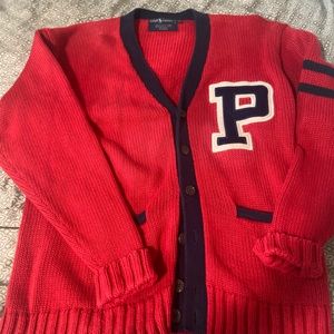 Vintage polo cardigan
